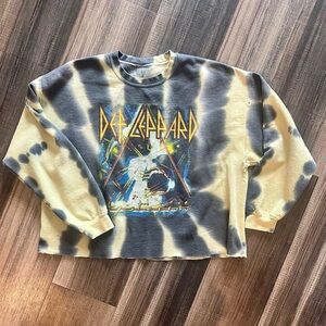 Def Leppard Tie-Dye Sweatshirt